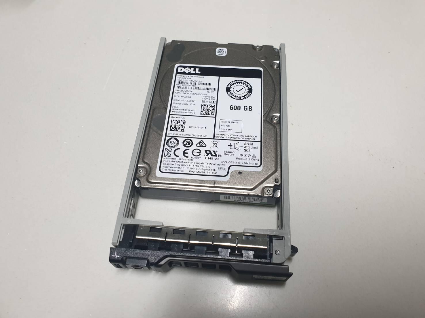 Dell Sas 600 GB with Tray