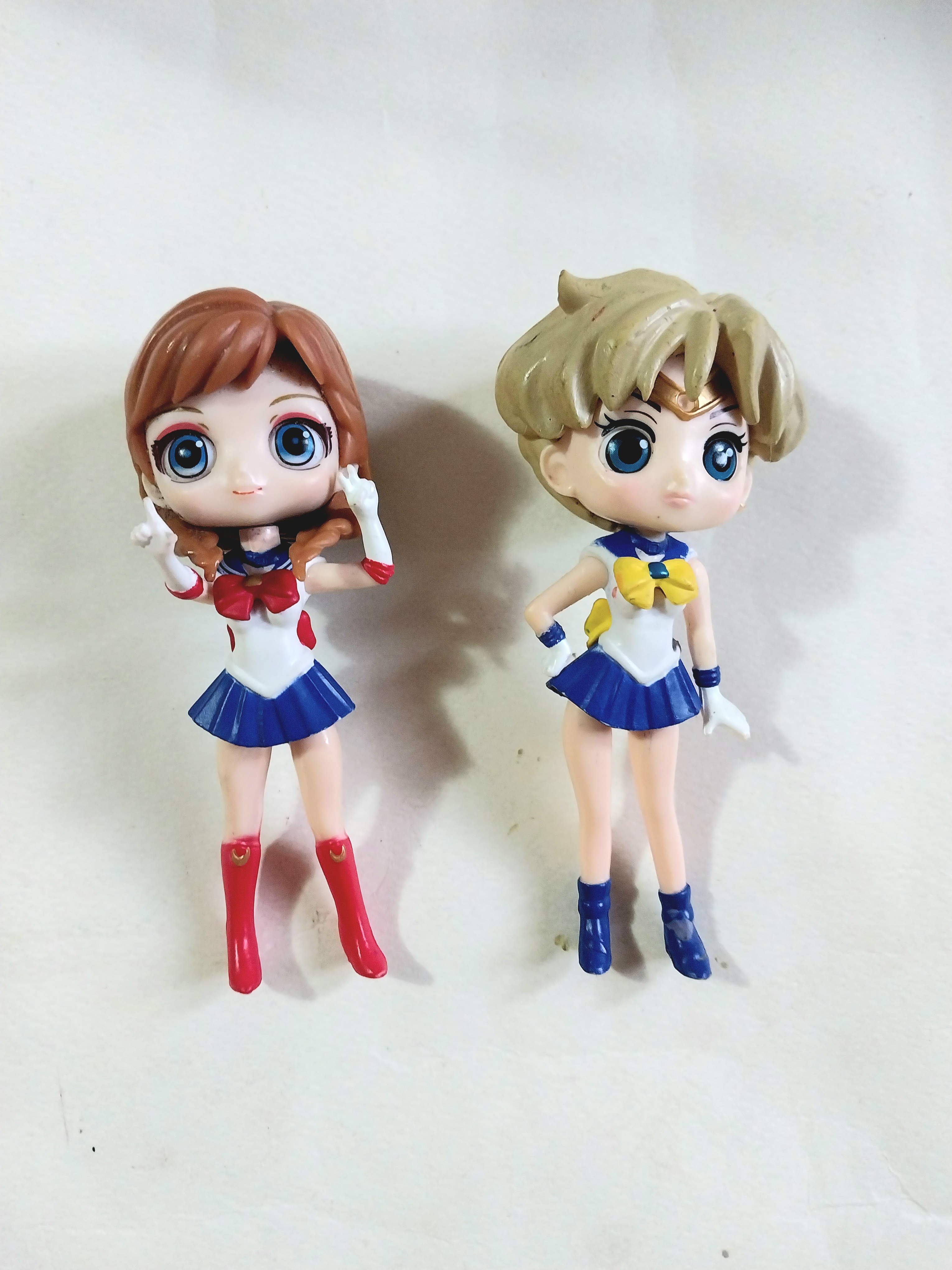 ขายคู่ เซเลอร์มูน(หัวแอนนา) กับ เซเลอร์ยูเรนัส** ไม่มีปั๊ม-ไม่มีฐาน** ขนาดประมาณ 10 ซม. ตามภาพ