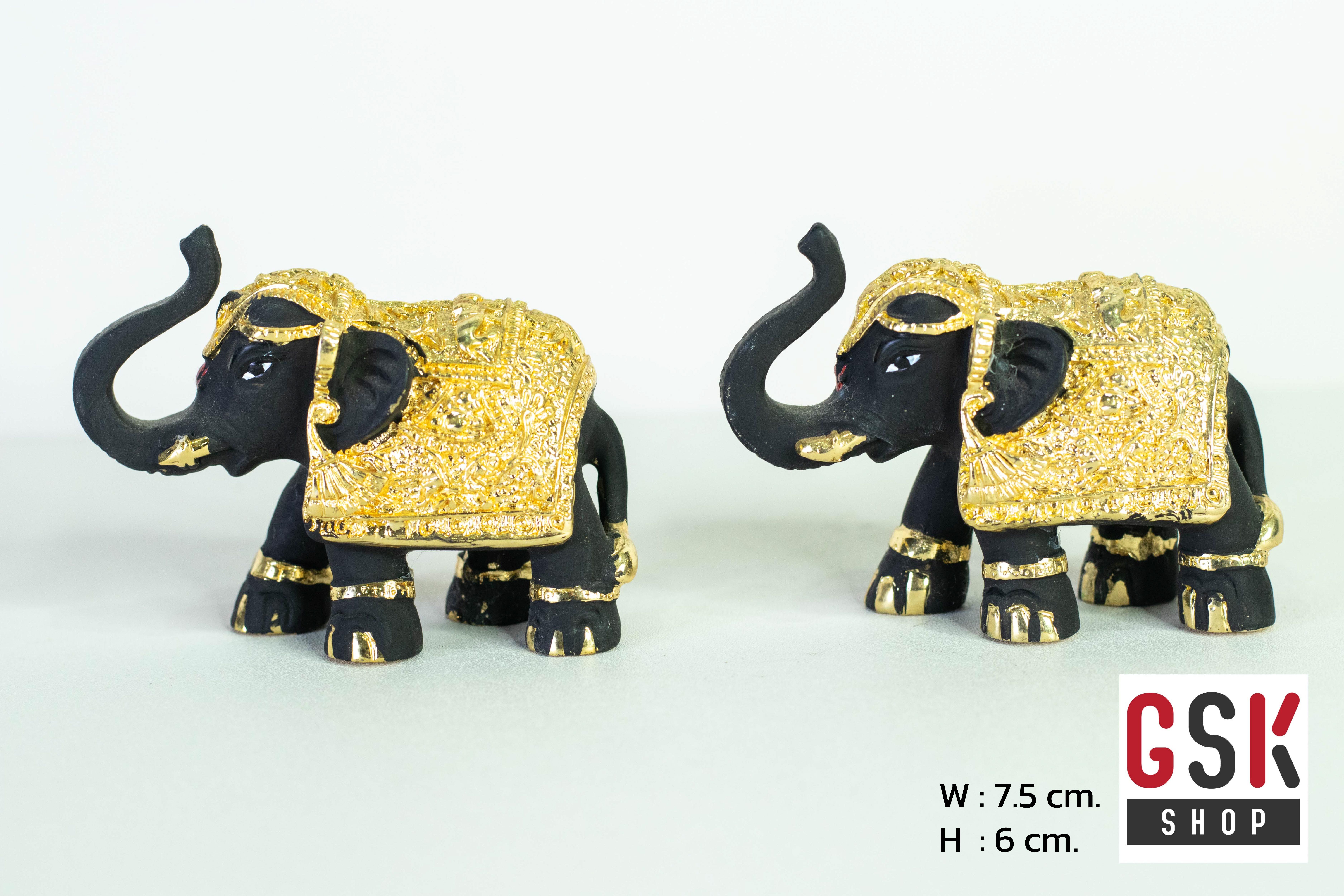 ช้างคู่ (ดำทอง,มือสอง)
