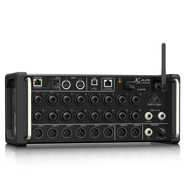 BEHRINGER X AIR XR18 เครื่องผสมสัญญาณเสียง ดิจิตอล 18 ชาแนล 12 Bus