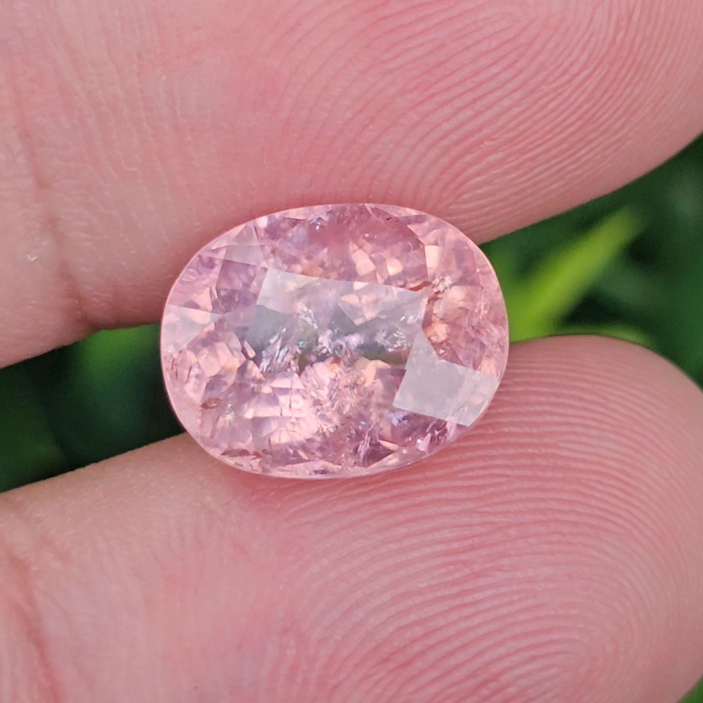 พลอย ทัวร์มารีน (Pink Tourmaline) 6.00 กะรัต (Cts.) อัญมณีมงคลประจําวันเกิด เครื่องประดับพลอย
