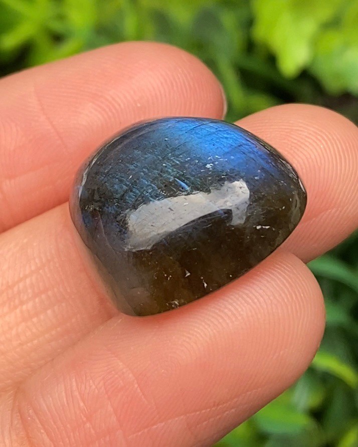 พลอย ลาบราดอไรต์ (Labradorite) 29.09 กะรัต (Cts.) พลอยแท้ อัญมณีมงคลประจําวันเกิด เครื่องประดับพลอย