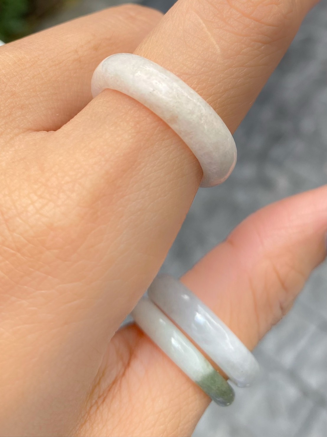 แหวนหยก (jadeite) Size 60 หยก พม่า แท้ (Myanmar Jade) Type A