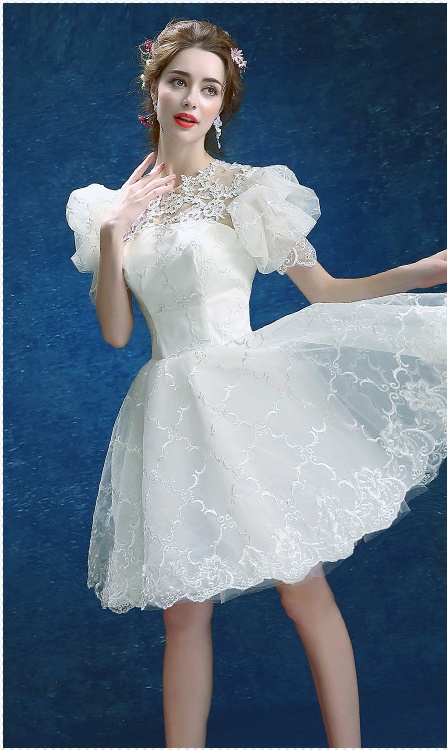 ชุดแต่งงาน แขนตุ๊กตา