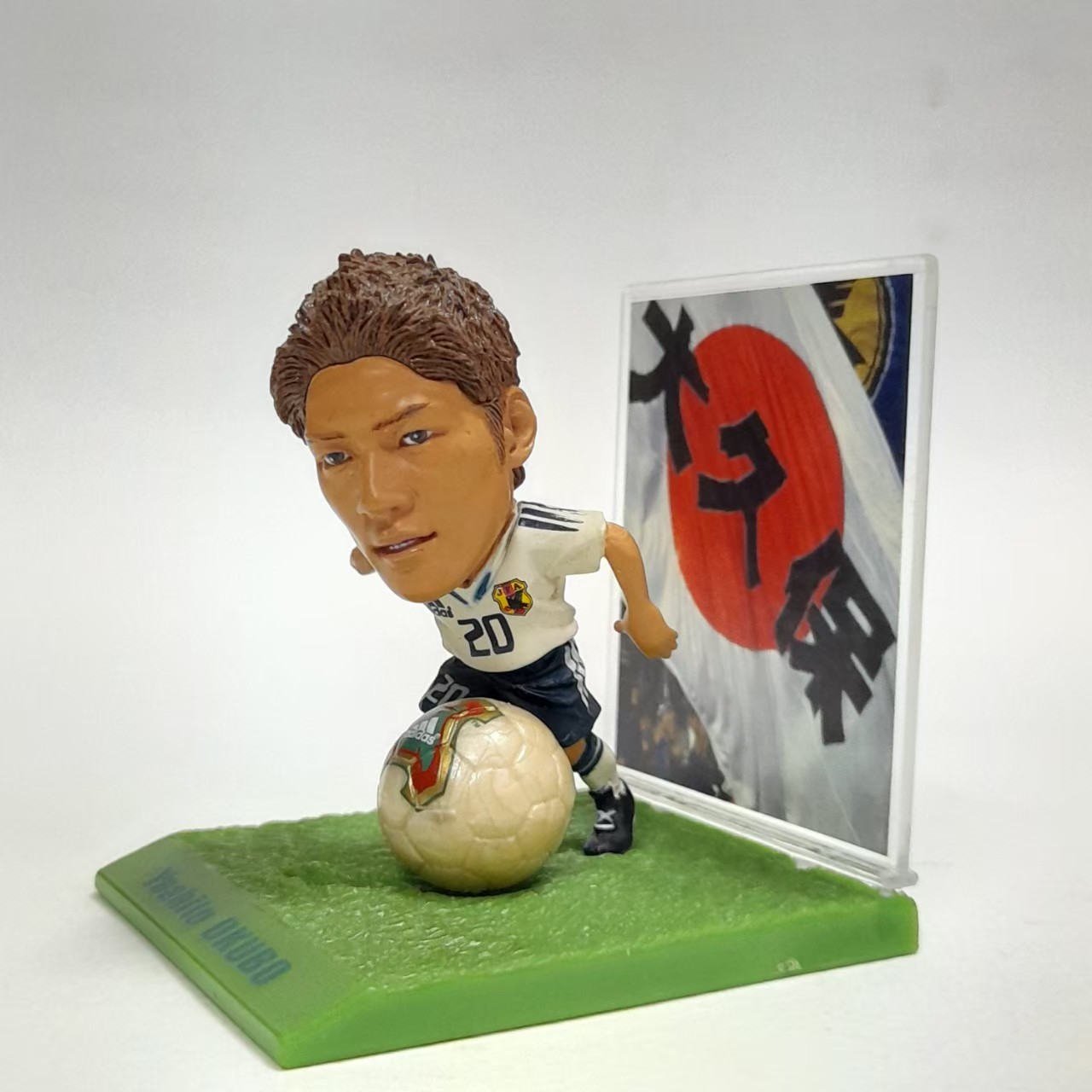 ฟิกเกอร์ นักบอล ทีมญี่ปุ่น yoshito okubo ขนาดตามรูป มีฐาน มีฉาก มือสอง สภาพดีมีรอยบ้าง