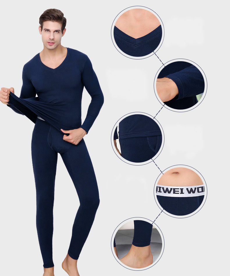 HEAT ! ลองจอนผู้ชายกันหนาว เสื้อคู่กางเกง ผ้ายืด น้ำหนักเบา (10200MM)