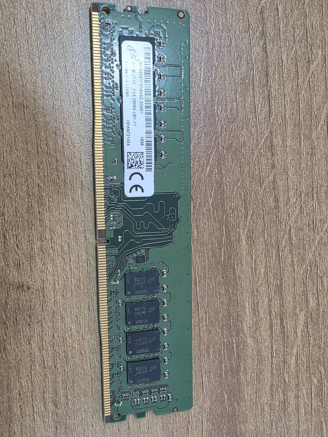 Micron 16GB 2Rx8 PC4-2666V-UB1 Ram PC