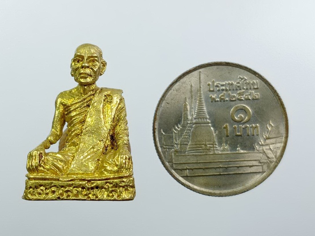 ก858 รูปหล่อ พระครูสรนันทโศภิต วัดภิบาลวังม่วง จ.สระบุรี