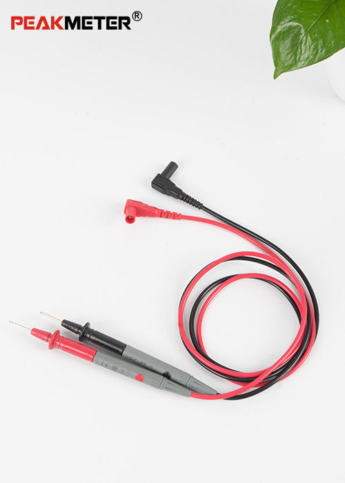 สายมัลติมิเตอร์ Multimeter Test Probes Gold Plate Wire Pen Cable Red + Black