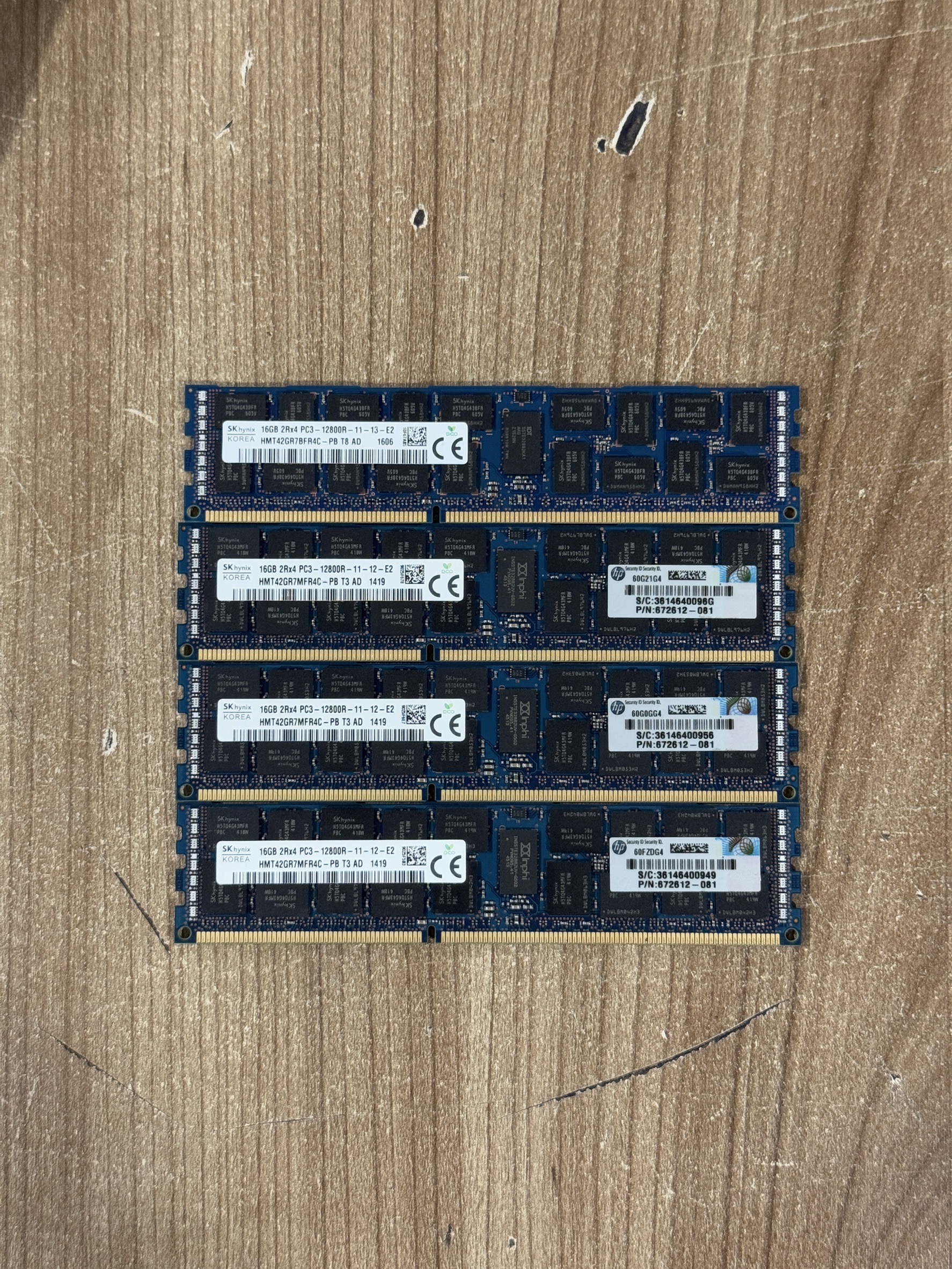 Ram Server Skhynix 16GB 2Rx4 PC3-12800R