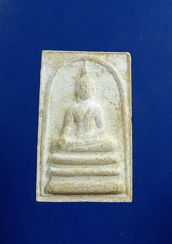 ผ2910 พระสมเด็จประทานพร เนื้อผงน้ำมัน หลวงพ่อแพ วัดพิกุลทอง จ.สิงห์บุรี