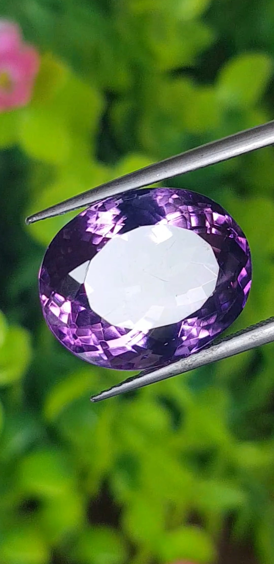 พลอย อเมทิส Amethyst 13.83 กะรัต (Cts.) พลอยแท้ อัญมณีมงคลประจําวันเกิด เครื่องประดับพลอย