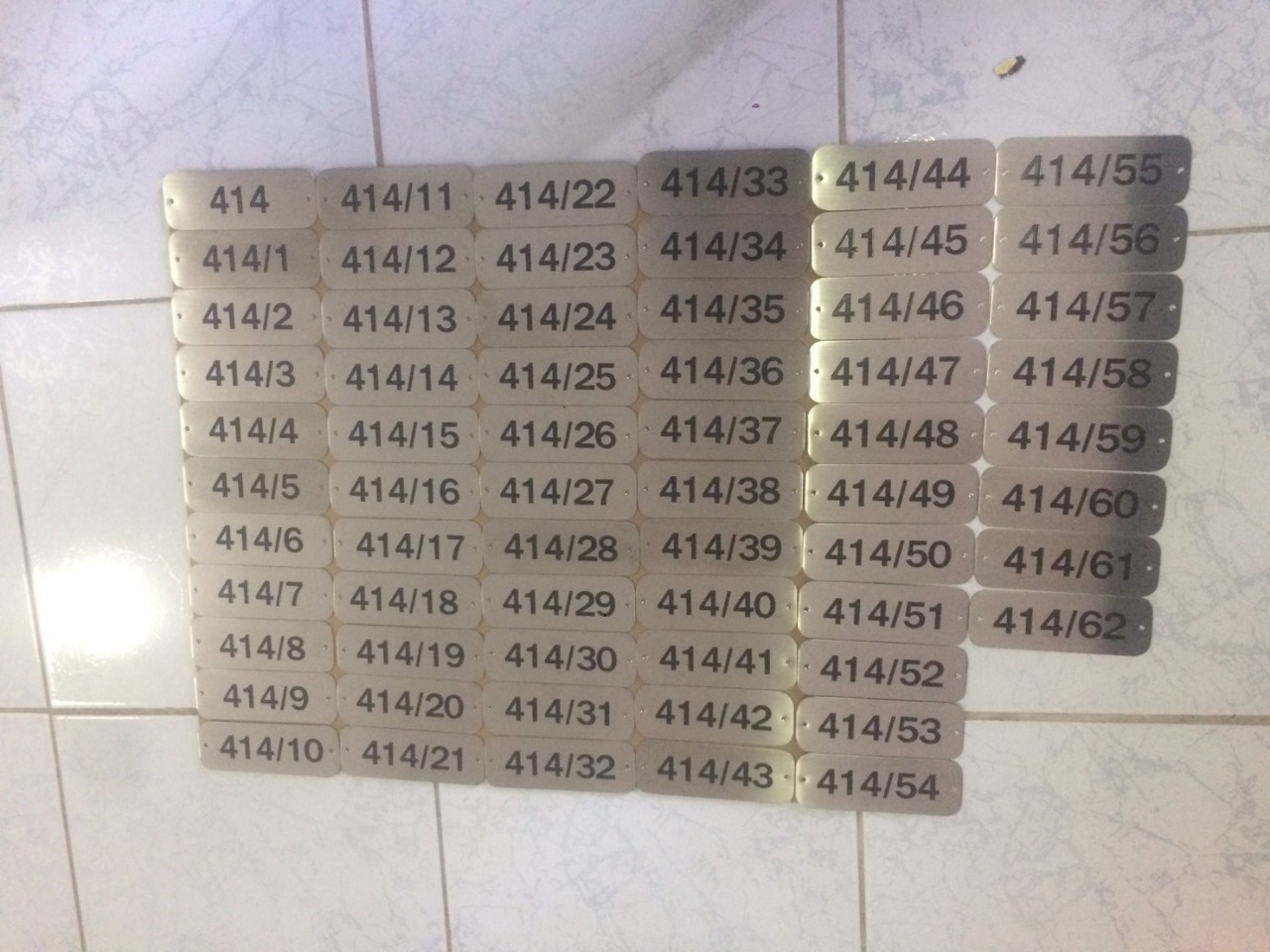 ป้ายสแตนเลสกัดกรด