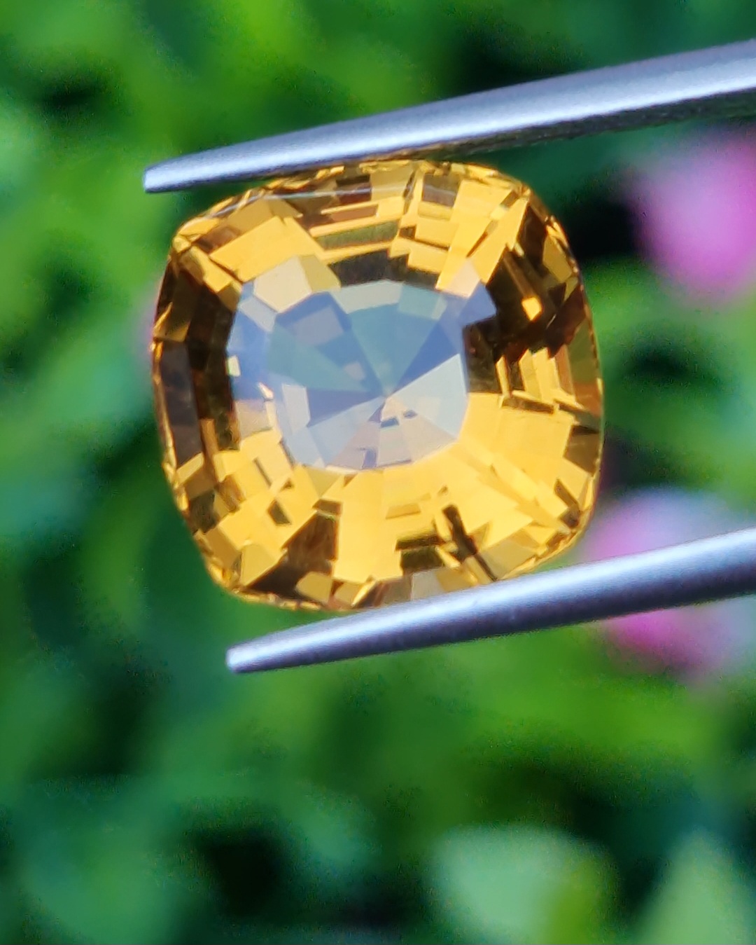 พลอย ซิทริน Citrine 6.82 กะรัต (Cts.) พลอยแท้ อัญมณีมงคลประจําวันเกิด เครื่องประดับพลอย