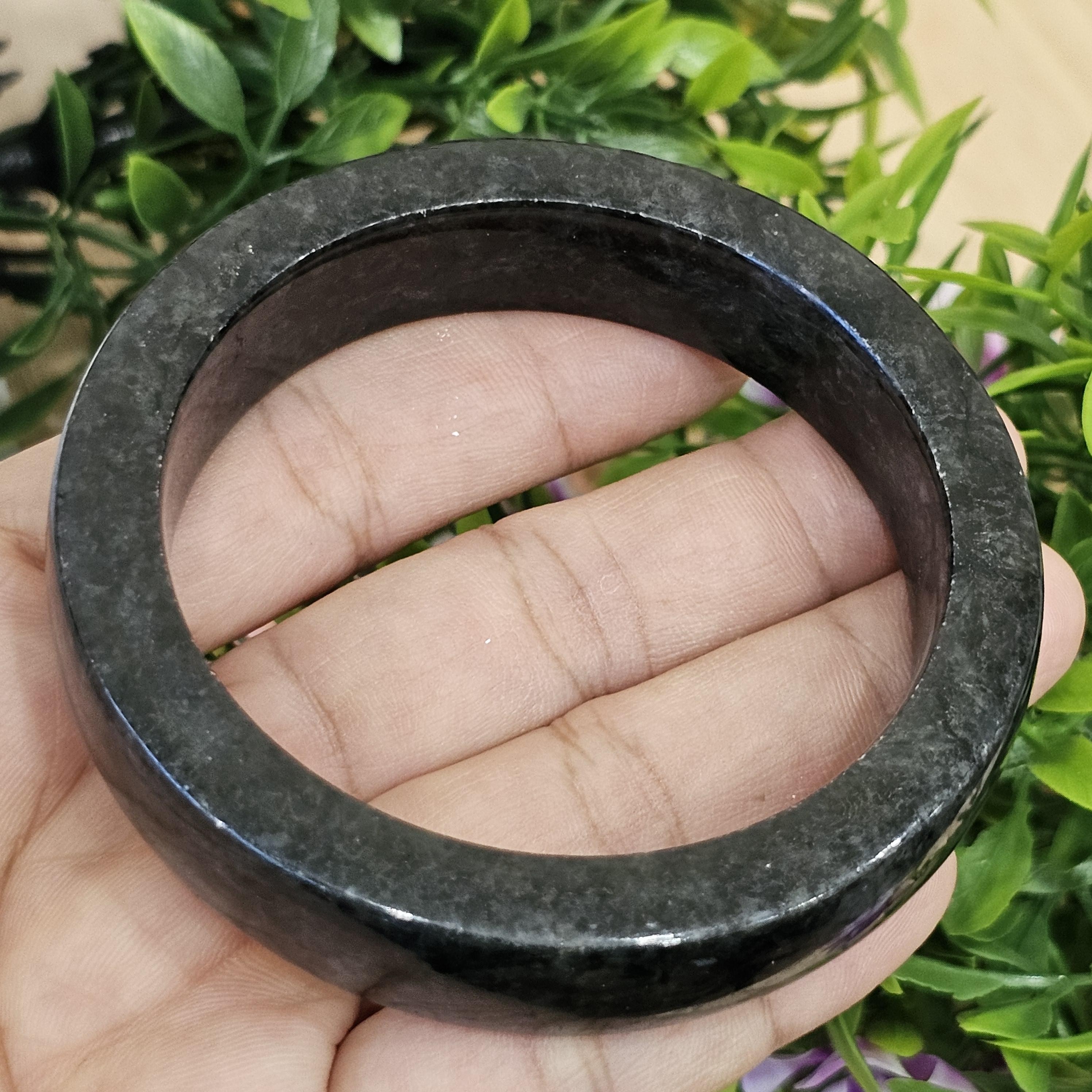 หยก พม่า แท้ Jade กำไลหยก (Jadeite bracelet) พม่า (Myanmar) 58.2 มม.