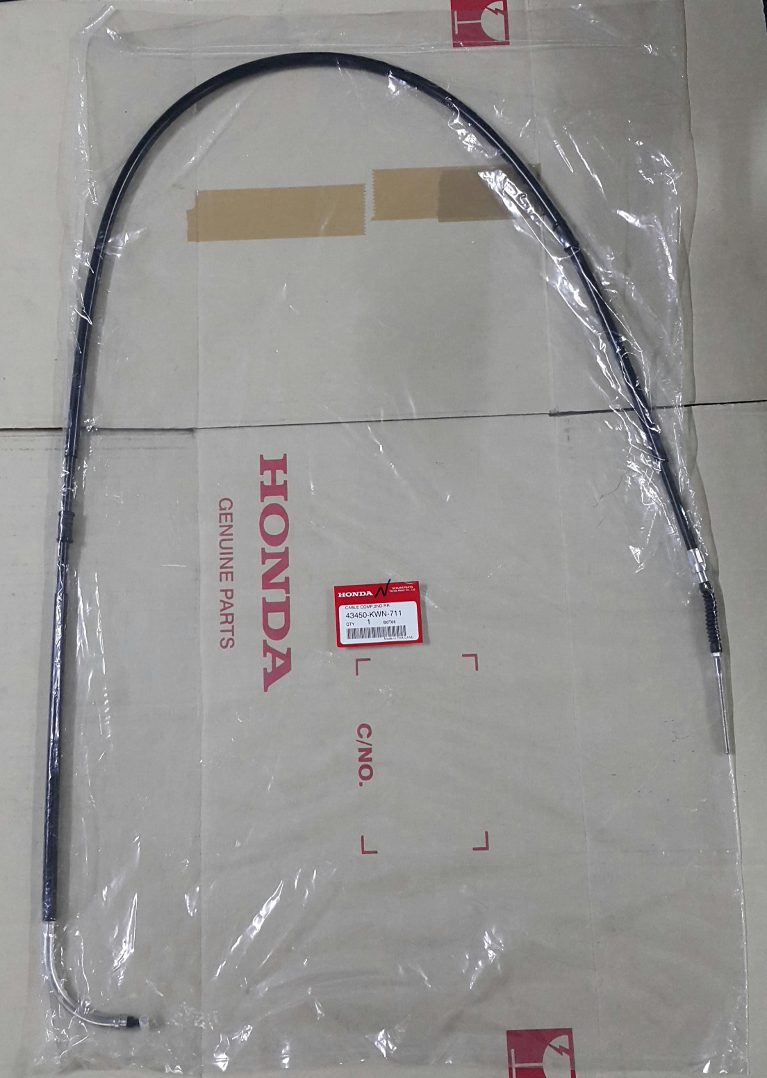 สายเบรคหลังเส้นที่2 PCX150Cปี13