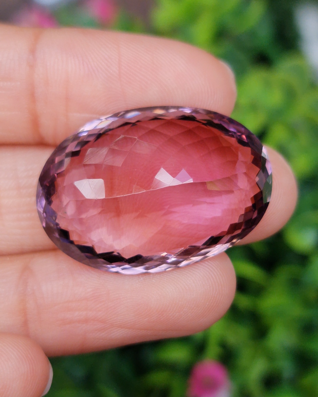 พลอย อเมทิส Amethyst 44.63 กะรัต (Cts.) พลอยแท้ อัญมณีมงคลประจําวันเกิด เครื่องประดับพลอย