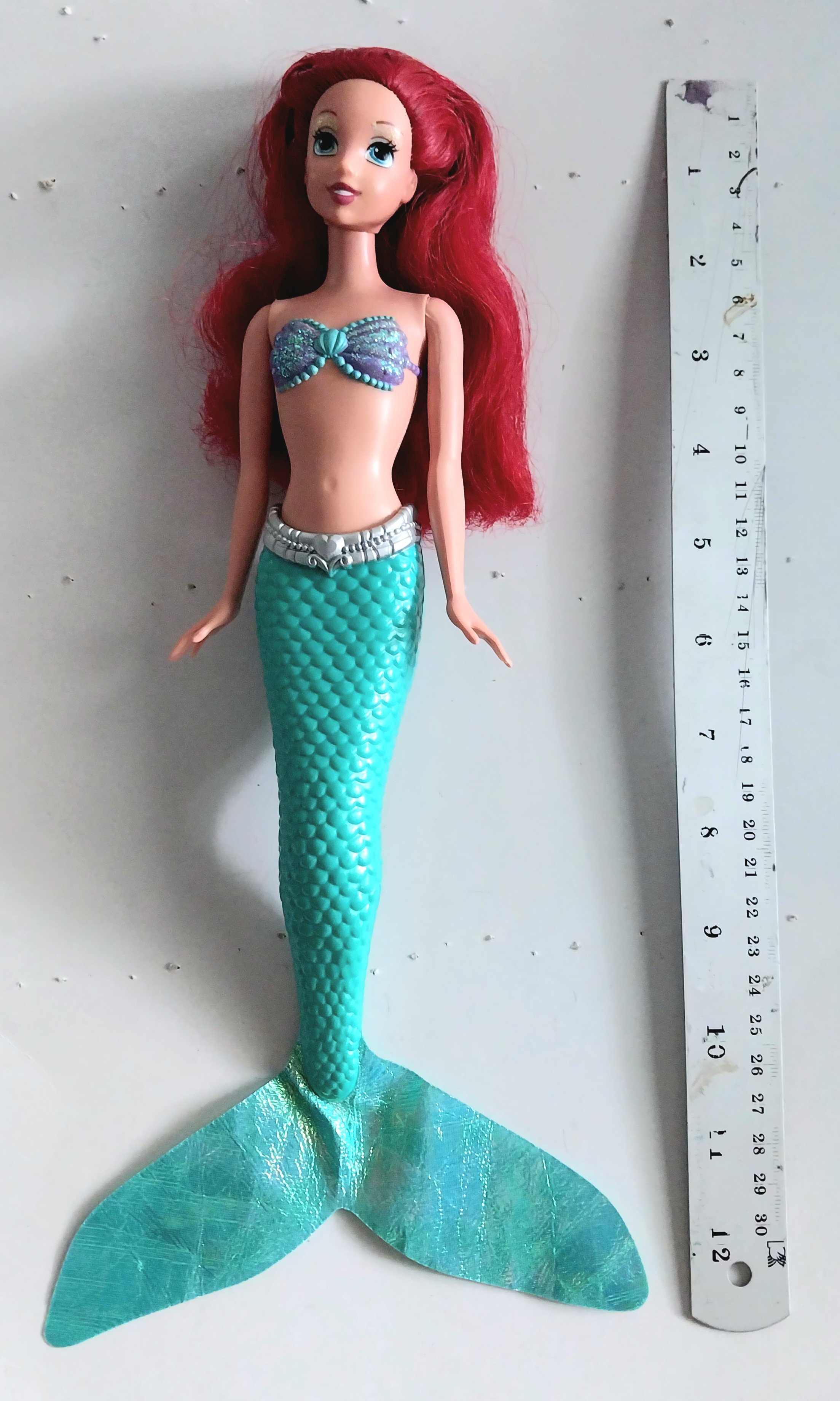 มือ2 สภาพสะวม เจ้าหญิงเงือกน้อย แอเรี่ยล Ariel the little mermaid เจ้าหญิงดิสนีย์ ของมีตามภาพ Mattel2010