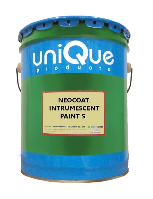 สีกันไฟ สีทนไฟ Neocoat Intrumescent Paints ยูนิค สีขาว