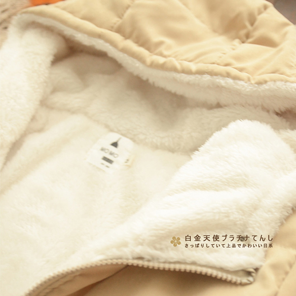 เสื้อโค้ทกันหนาว มีฮู้ด ซับผ้าขนนุ่มเต็มตัว (12092LM)