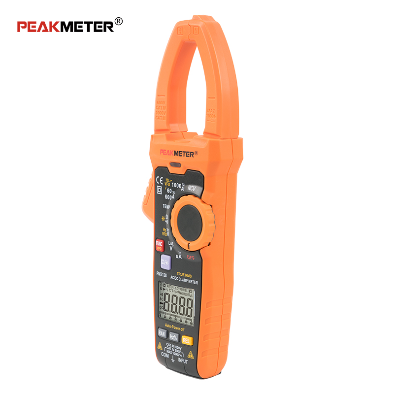 PEAKMETER ดิจิตอลแคลมป์ มัลติมิเตอร์AC/DC 1,000A รุ่น PM2128