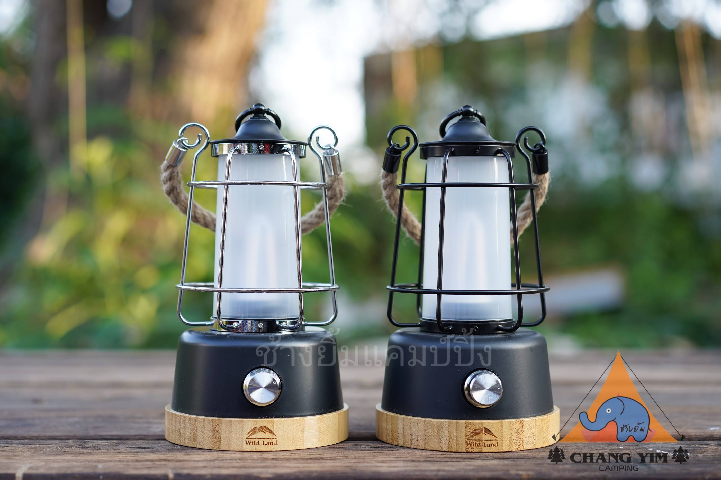 ตะเกียง LED Wild Land (Hemp Rope Lantern)