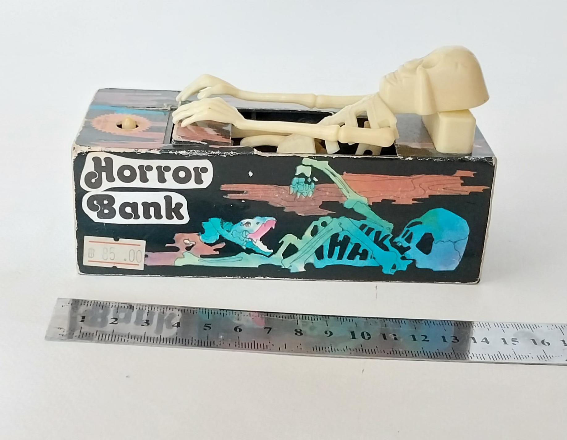 มีหลายภาพ,กล่องกลโครงกระดูก **ลานติดขัด ไขลานได้ ขยับได้ เสื่อมตามเวลา สำหรับสะสม