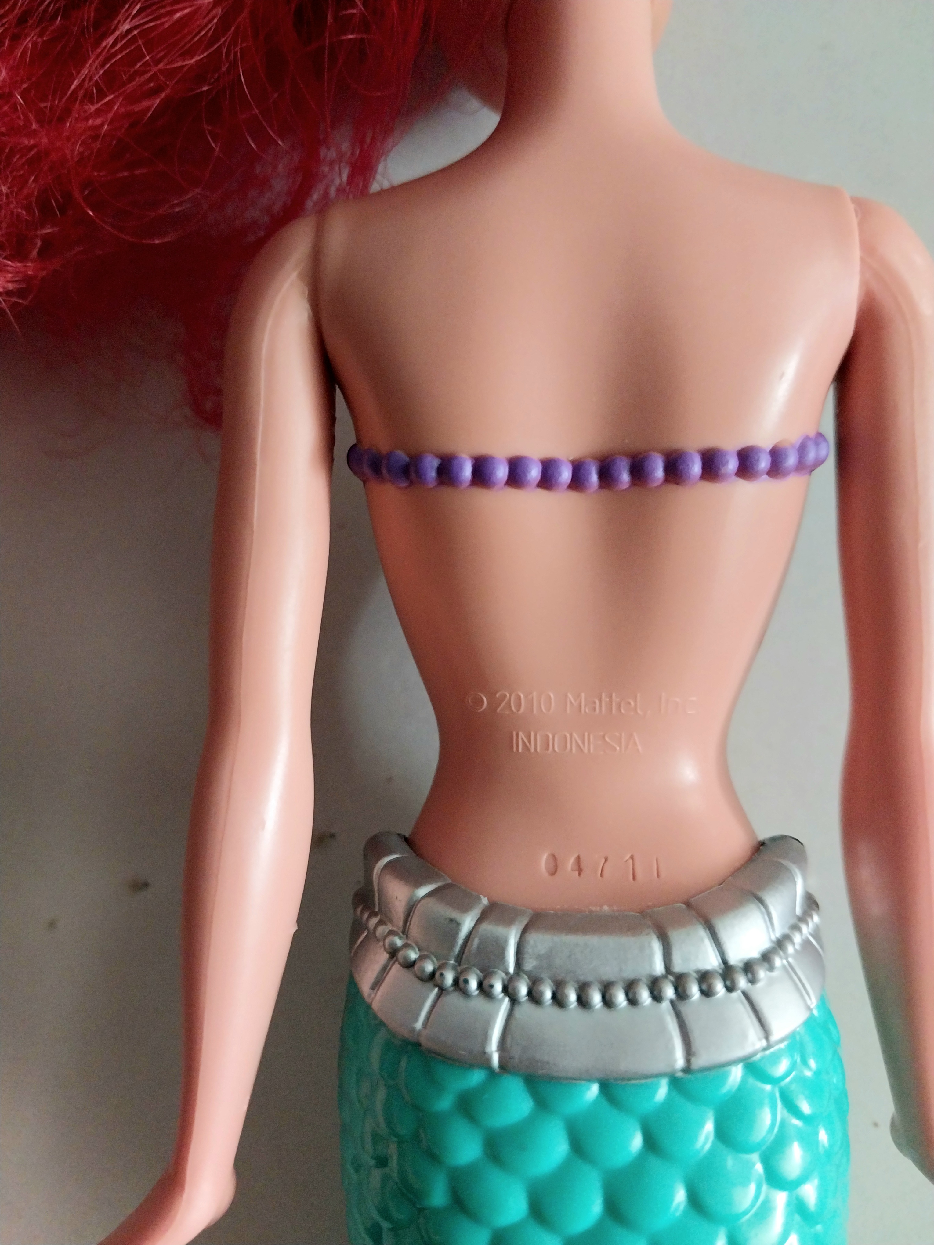 มือ2 สภาพสะวม เจ้าหญิงเงือกน้อย แอเรี่ยล Ariel the little mermaid เจ้าหญิงดิสนีย์ ของมีตามภาพ Mattel2010