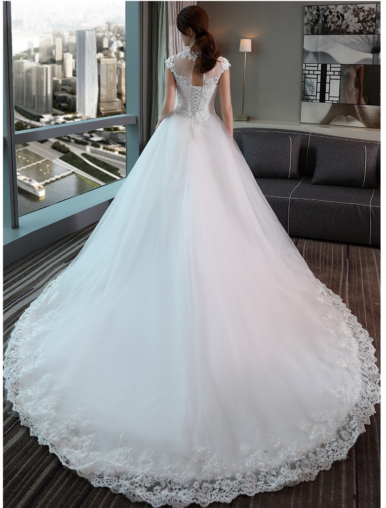 ชุดแต่งงาน แขนกุด