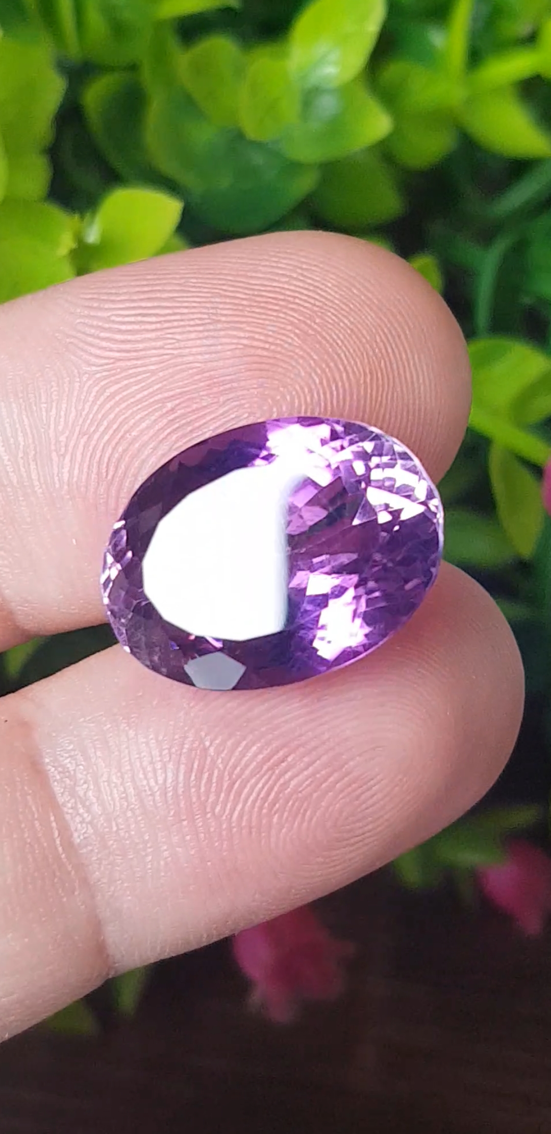 พลอย อเมทิส Amethyst 17.25 กะรัต (Cts.) พลอยแท้ อัญมณีมงคลประจําวันเกิด เครื่องประดับพลอย