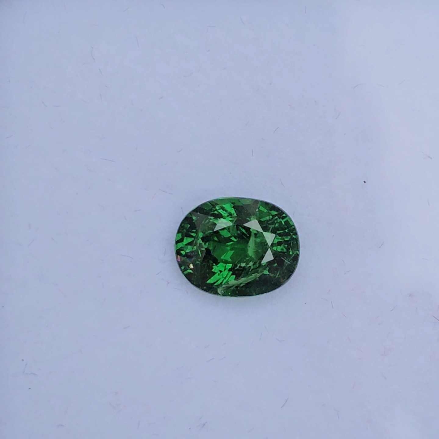 พลอย ซาโวไรท์ Tsavorite Garnet 2.98 กะรัต (Cts.) ดิบ Unheated อัญมณีมงคลประจําวันเกิด เครื่องประดับพลอย