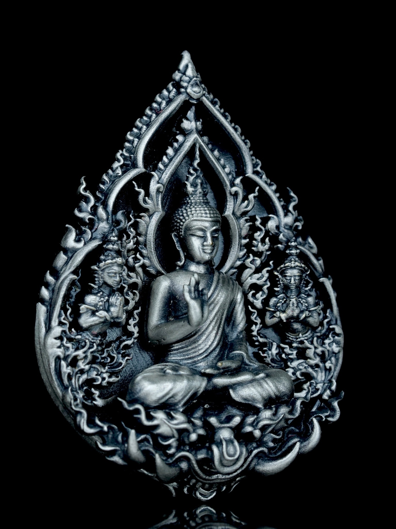 พระพุทธประทานพร รุ่น พุทธบารมี รหัส2 เนื้อเงินแท้รมซาติน 92.5%