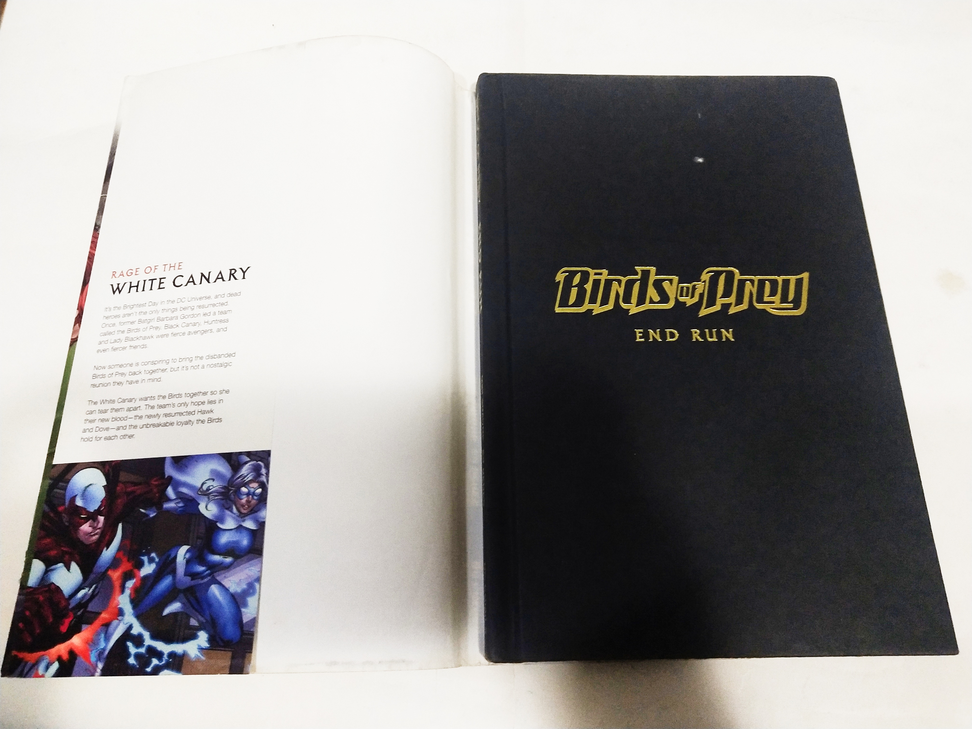 มือ2,หนังสือภาพสีการ์ตูนค่ายดีซีคอมิคส์ เบิร์ดออฟเพรย์ Bird_of_Prey ฉบับภาษาอังกฤษ หนังสือปกแข็ง มีปกนอก สภาพดี