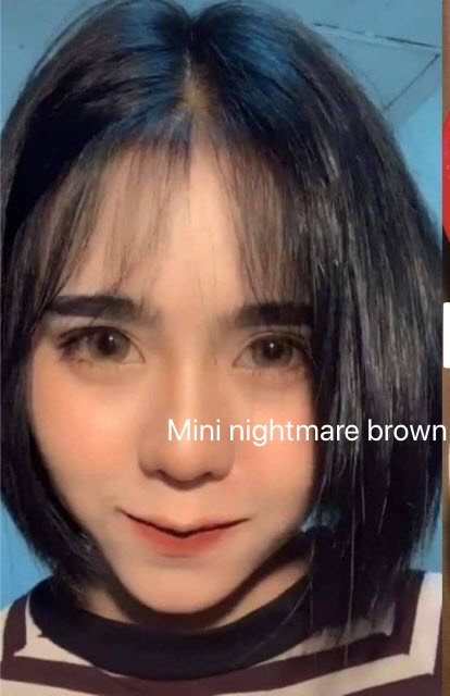 Pitchy lens สีน้ำตาล