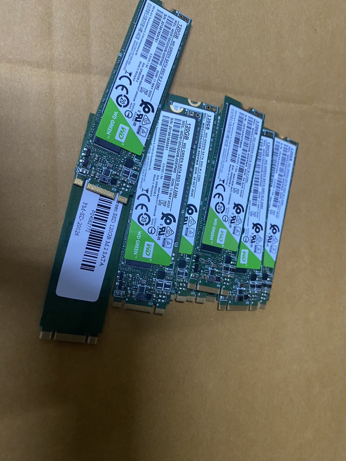 SSD WD Green 120GB M.2 SATA มี 30 ตัว