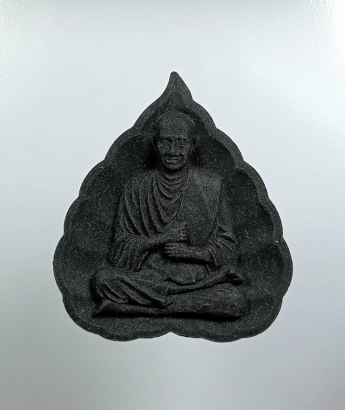 ผ3682 พระผงใบโพธิ์ สมเด็จพุฒาจารย์(โต พรหมรังสี) หลวงปู่ชาญ วัดบางบ่อ จ.สมุทรปรากร