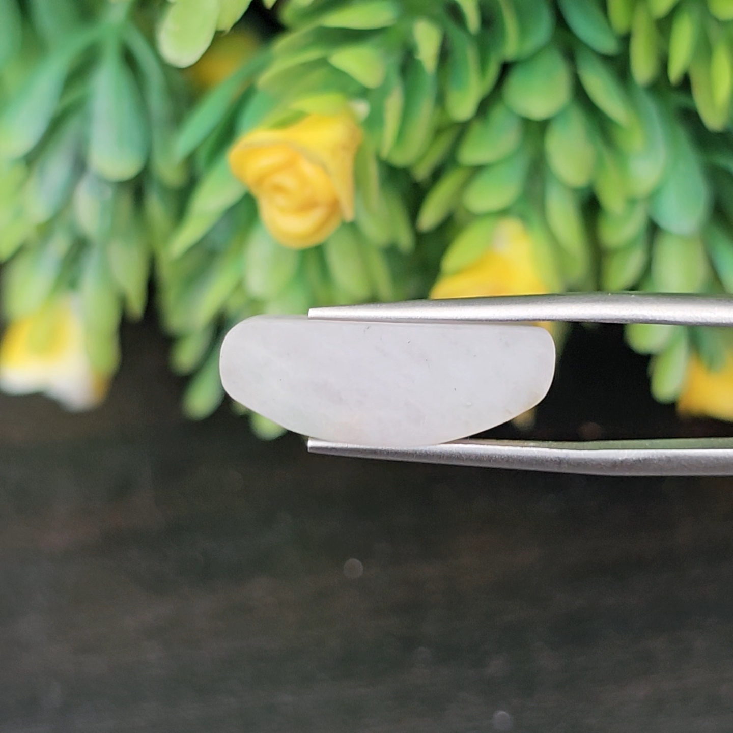 หยก แกะสลัก รูป พระ (Burmese jadeite) 18.46 กะรัต (cts.) หยก พม่า แท้