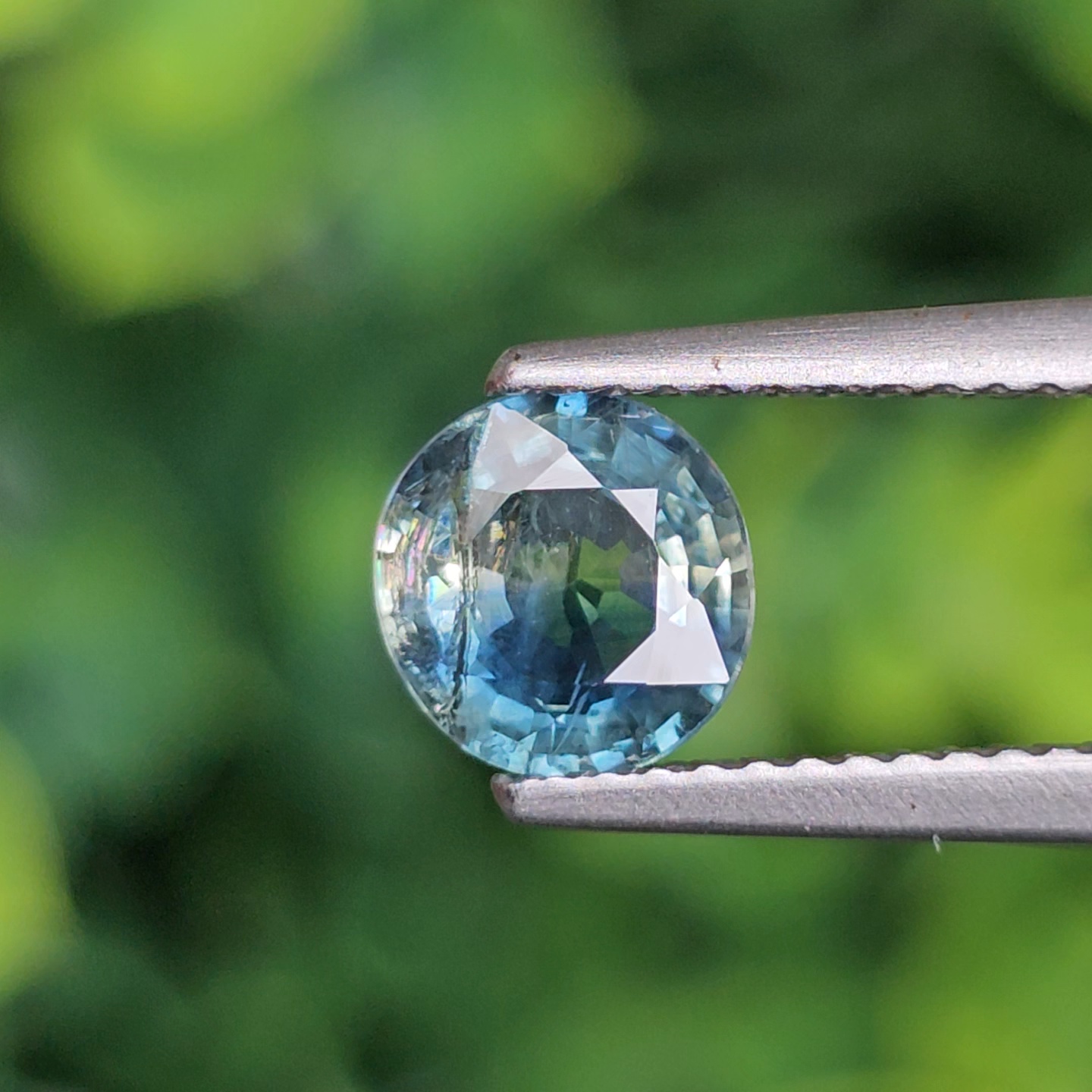 พลอย ไพลิน blue sapphire 1.22 กะรัต (Cts.) พลอยแท้ อัญมณีมงคลประจําวันเกิด เครื่องประดับพลอย