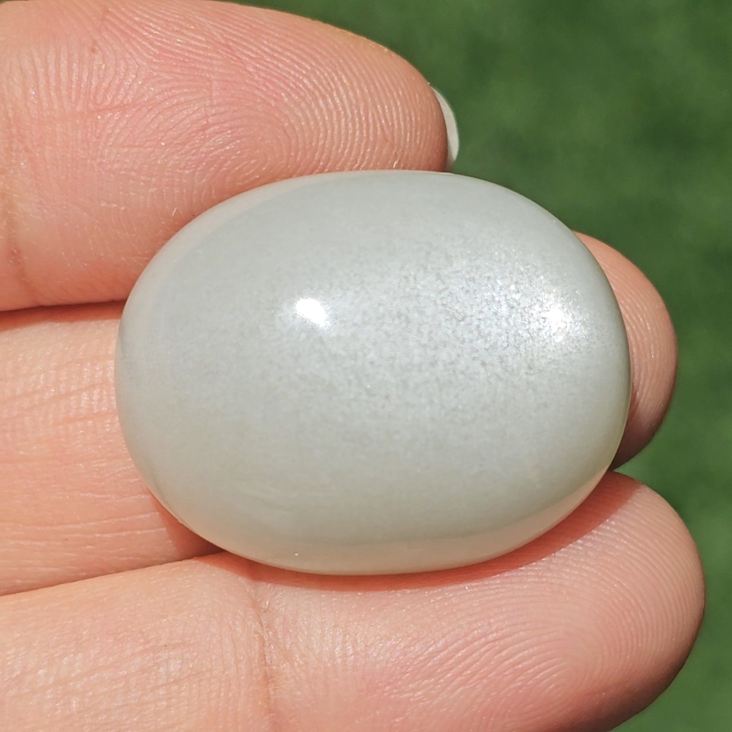 พลอย มุกดาหาร มูนสโตน moonstone 50.09 กะรัต (Cts.) พลอยแท้ อัญมณีมงคลประจําวันเกิด เครื่องประดับพลอย