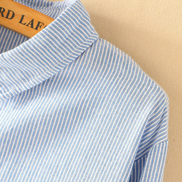 เดรสเชิ้ตแฟชั่นญี่ปุ่น แขนยาว แต่งปักลายน้องหมา (12289LM)