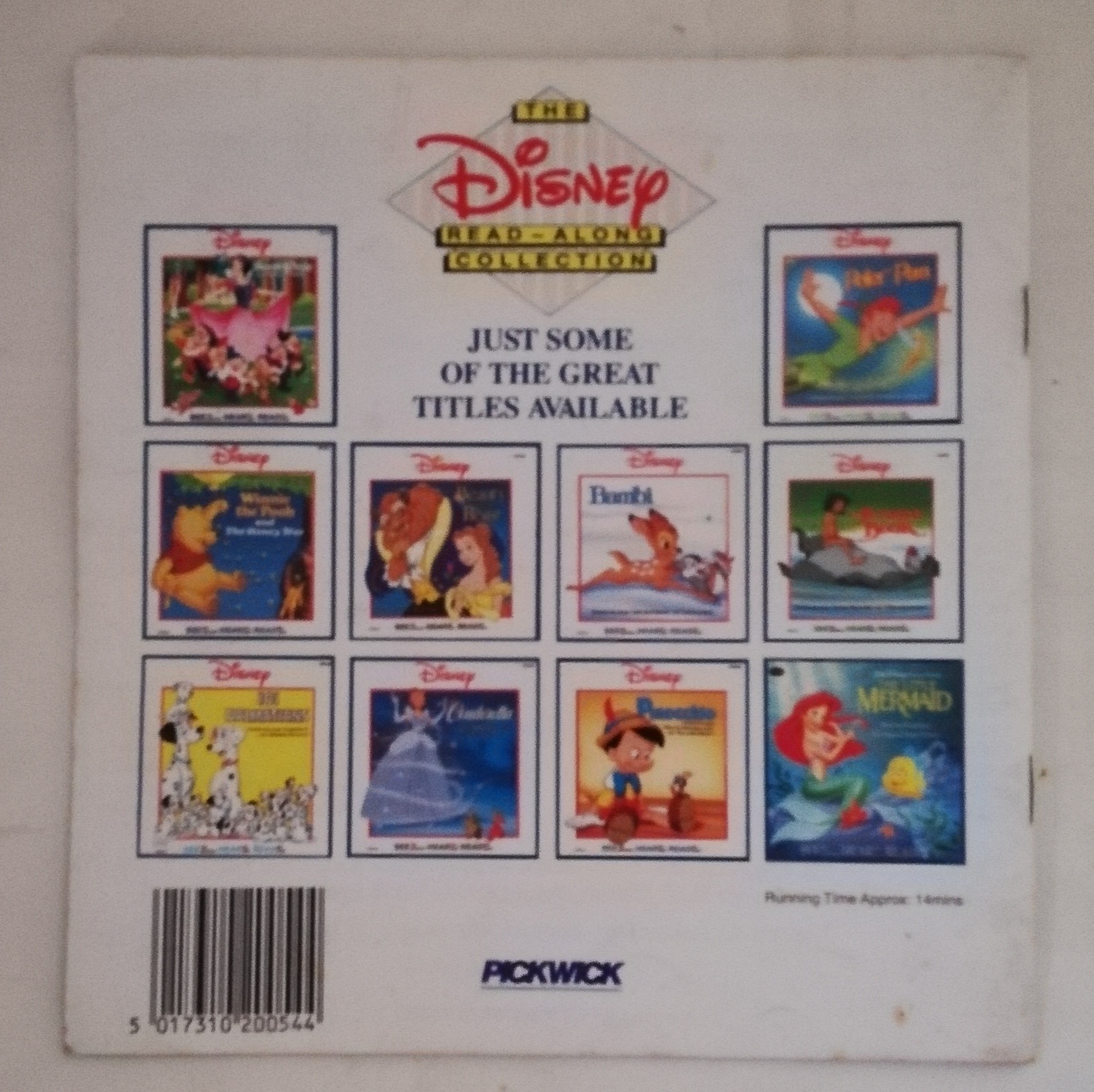 หนังสือนิทานภาษาอังกฤษจาก Disney แบมบี้ Bambi เล่มเล็ก ขนาด ประมาณ 7*7นิ้ว (เฉพาะหนังสือ ไม่มีเทปคลาสเซ็ท)