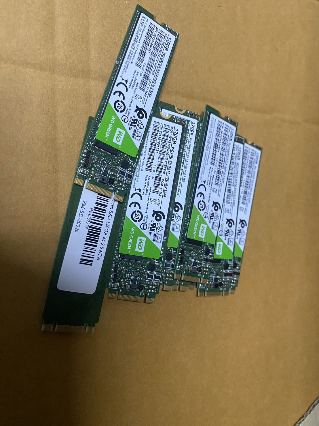 SSD WD Green 120GB M.2 SATA มี 30 ตัว