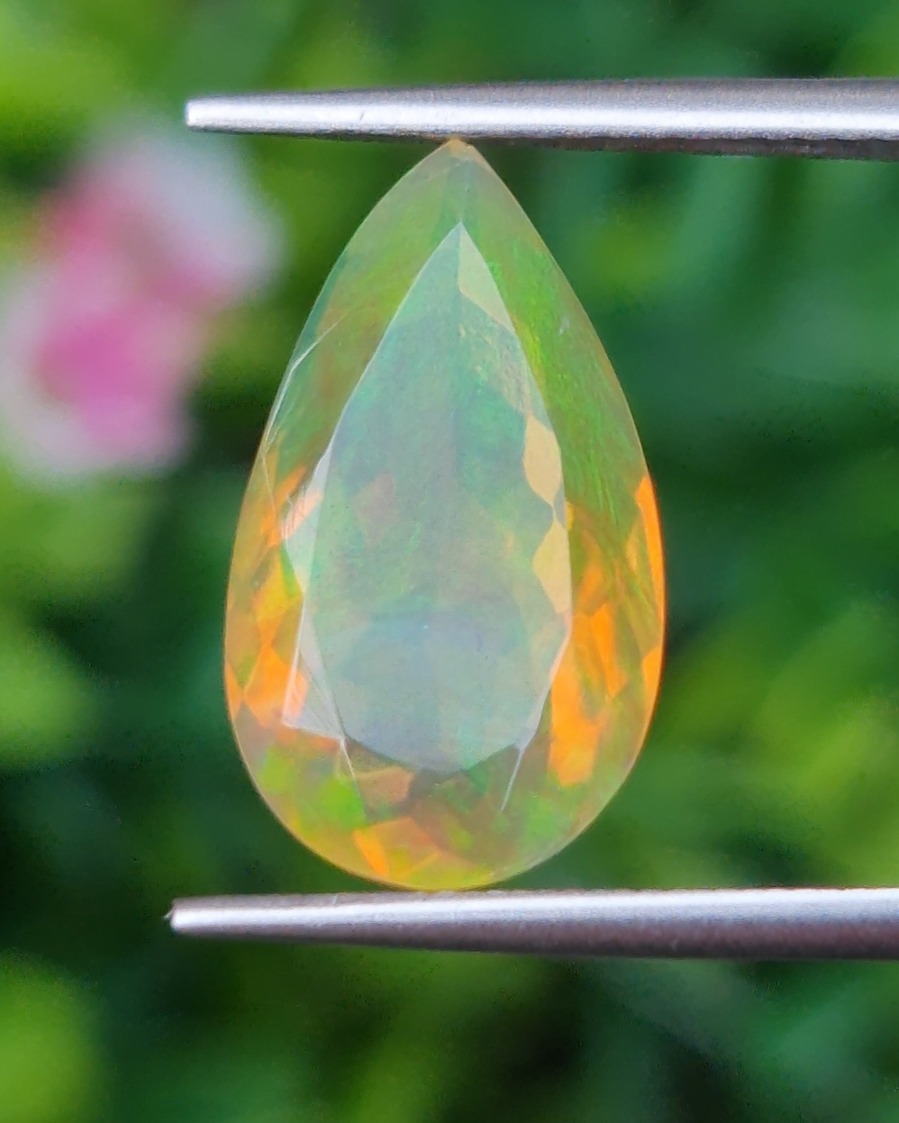 พลอย ฮันนี่ โอปอล Honey Opal 4.16 กะรัต (Cts.) พลอยแท้ อัญมณีมงคลประจําวันเกิด เครื่องประดับพลอย