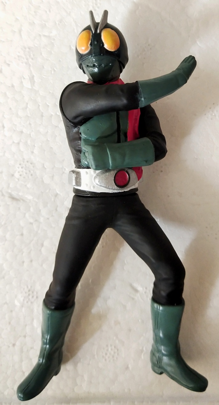 ของเล่น ของสะสม ซอฟ 5 นิ้ว ไรเดอร์ 1 ตาชมพู งานเก่า หายาก