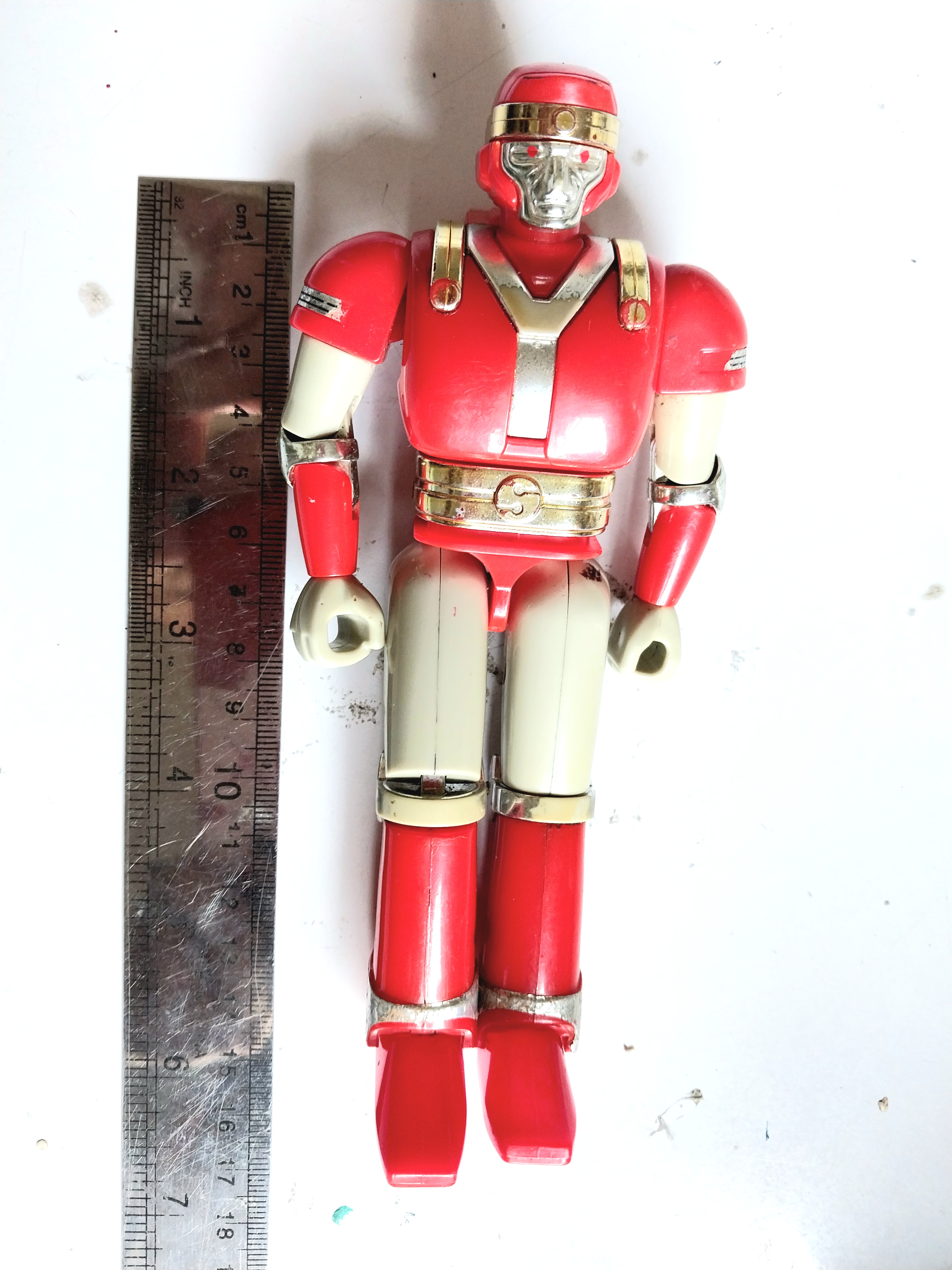 มีหลายภาพ, ไม่รวมฐาน, หุ่นจากคาคุเรนเจอร์ เรด ธันเดอร์ ขนาดประมาณ 6.5นิ้ว