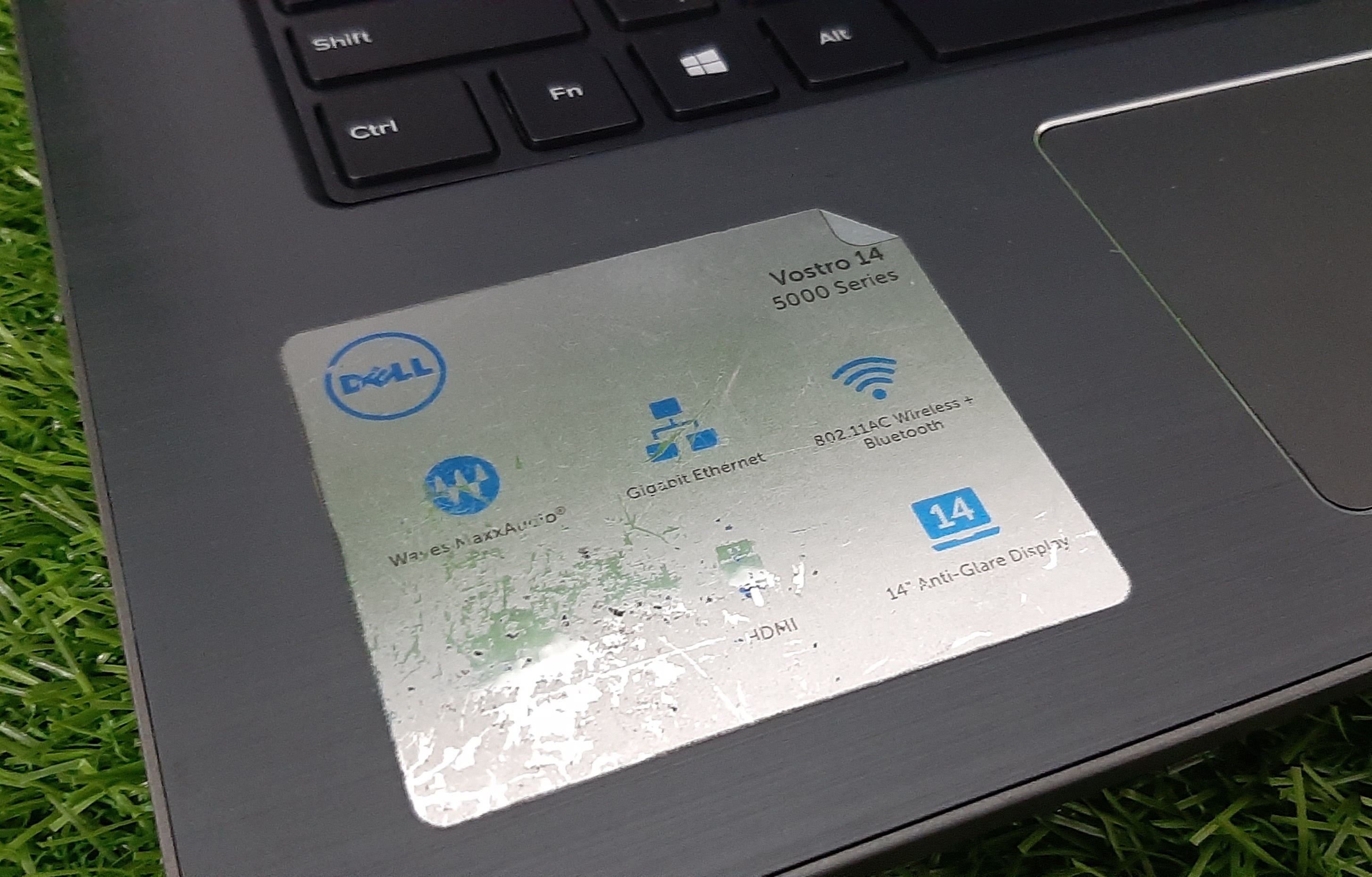 โน๊ตบุ๊คมือสอง ประกันร้าน 1 เดือน Dell Vostro 14-5459 (i5-6200U Ram4GB HDD500GB พร้อม Adapter