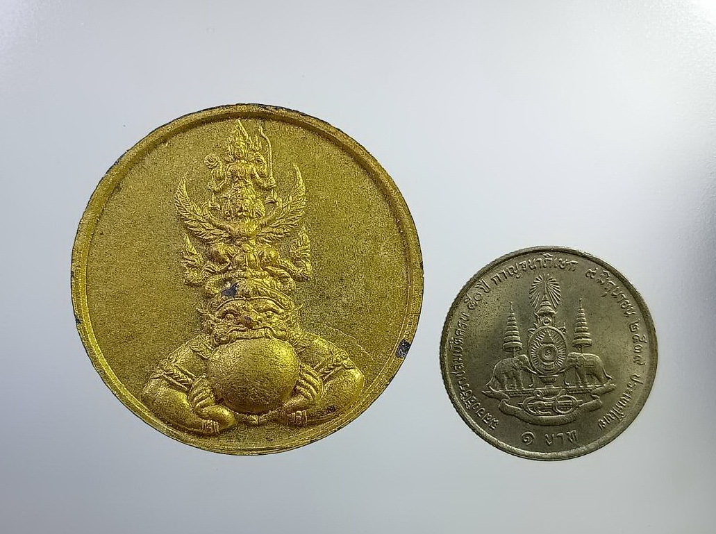 ผ2832 เทพนารายณ์ประทับครุฑทรงพระราหู สถานปฏิบัติธรรมอารามรุ่งเรือง จ.เพชรบุรี