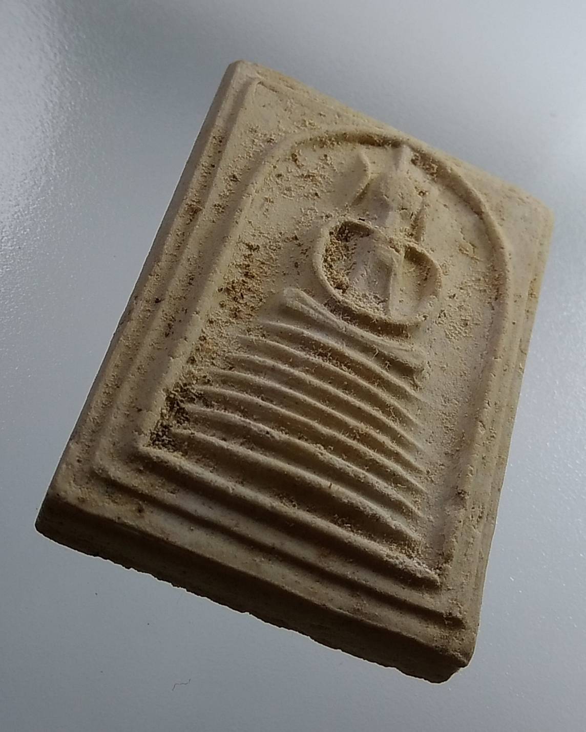 ผ336 พระสมเด็จ7ชั้น หลังเรียบ