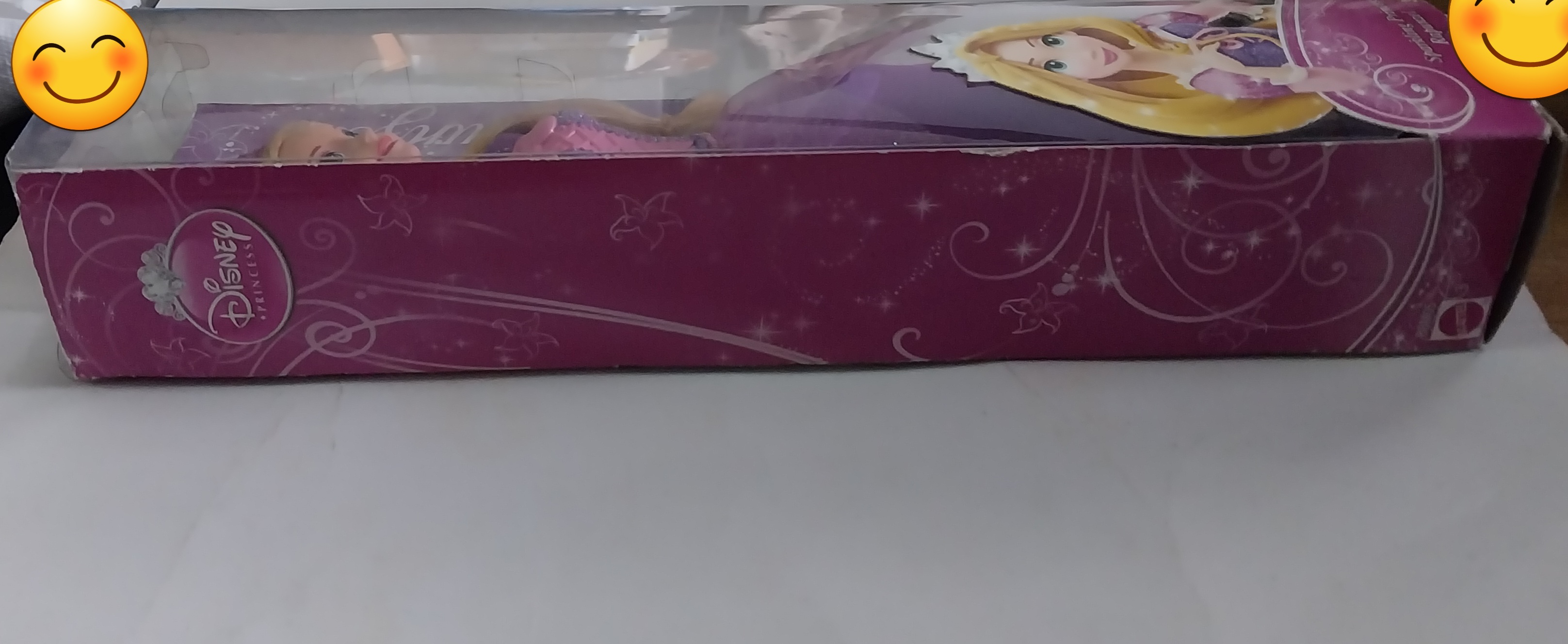 มือ1 ของสะสมงานเก่ากล่องมีตำหนิ โปรดดูทุกภาพ #เจ้าหญิงราพันเซล #ราปุนเซล #RapunzelMattel **กล่องมีตำหนิ.