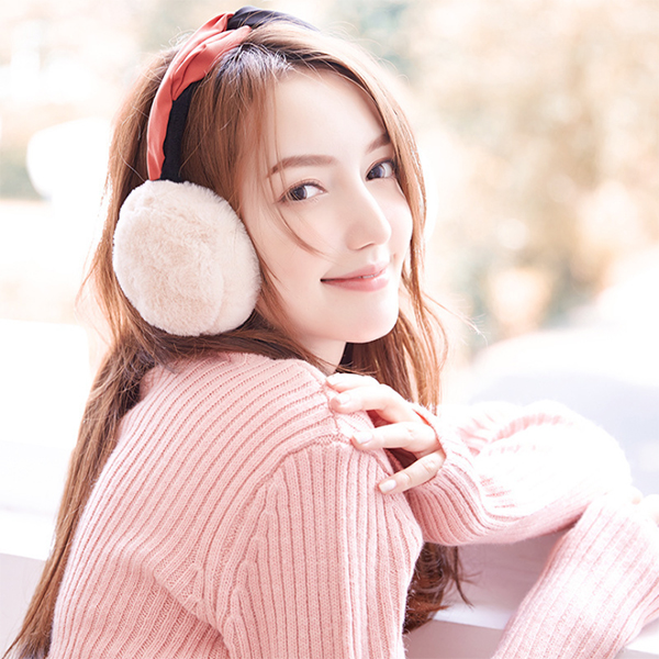 EarMuffs ที่ปิดหูกันหนาวขนนุ่ม แบบคาดผม พับเก็บได้ (12319L)
